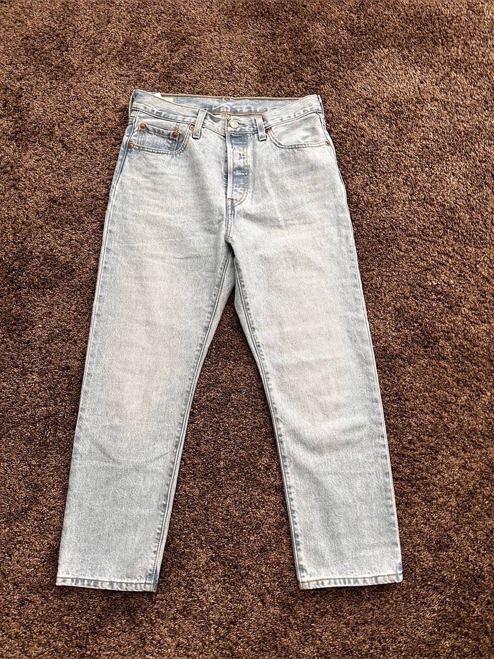 Levi's 501 Light Blue Jeans Size 26 0584